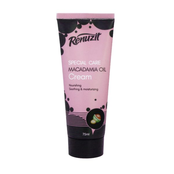 کرم تیوپی مرطوب کننده و نرم کننده روغن ماکادمیا رینوزیت 75 میلی لیتر
