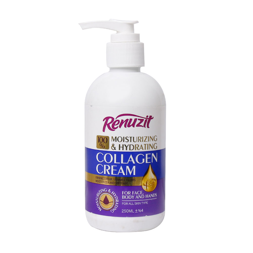 کرم آبرسان و مرطوب کننده پمپی حاوی کلاژن رینوزیت 250 میلی لیتر کرم آبرسان و مرطوب کننده پمپی حاوی کلاژن رینوزیت 250 میلی لیتر