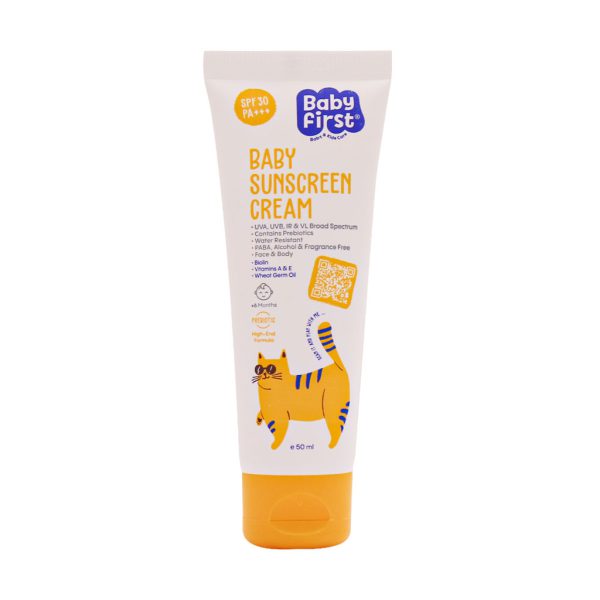 کرم ضد آفتاب کودکان SPF30 بیبی فرست سی گل ۵۰ میلی لیتر