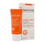 فلوئید صورت ویتامین سی 20 درصد اسکین وان مناسب پوست چرب و مختلط 30 میلی لیتر