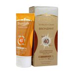 کرم ضد آفتاب SPF40 برنزه کننده سان سیف 50 گرم