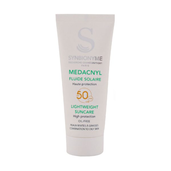فلوئید ضدآفتاب مداکنیل سین بیونیم SPF50 مناسب پوست مختلط تا چرب 40 میلی لیتر