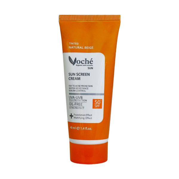 کرم ضد آفتاب SPF50 وچه مناسب پوست چرب و مستعد آکنه 40 میلی لیتر