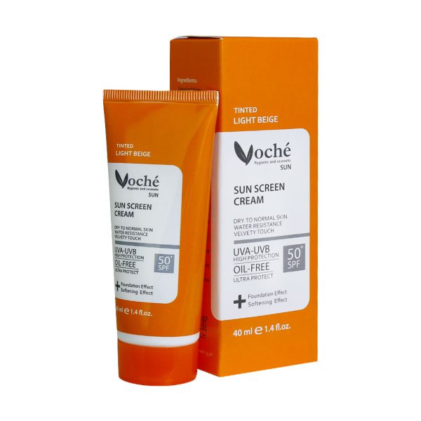 کرم ضد آفتاب SPF50 وچه مناسب پوست خشک و معمولی 40 میلی لیتر
