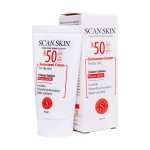 کرم ضد آفتاب بی رنگ پوست خشک SPF50 اسکن اسکین 40 میلی لیتر