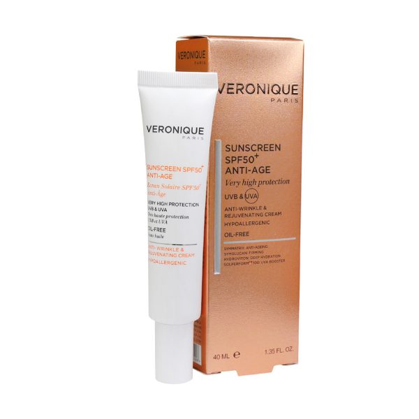 کرم ضد آفتاب بهبود دهنده چروک SPF50 ورونیک 40 میلی لیتر