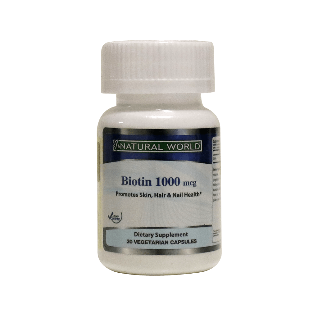 کپسول بیوتین ۱۰۰۰ میکروگرم نچرال ورلد ۳۰ عدد کپسول بیوتین ۱۰۰۰ میکروگرم نچرال ورلد ۳۰ عدد