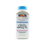 کپسول ژلاتینی نرم کلسیم لیکوئید ۶۰۰ و د3 ۲۱ سنتری ۶۰ عدد