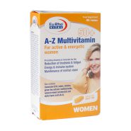 قرص A Z مولتی ویتامین بالای 50 سال بانوان یوروویتال 45 عدد
