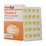 کپسول ژلاتینی نرم ویتامین E 400 واحد آپوویتال 40 عدد