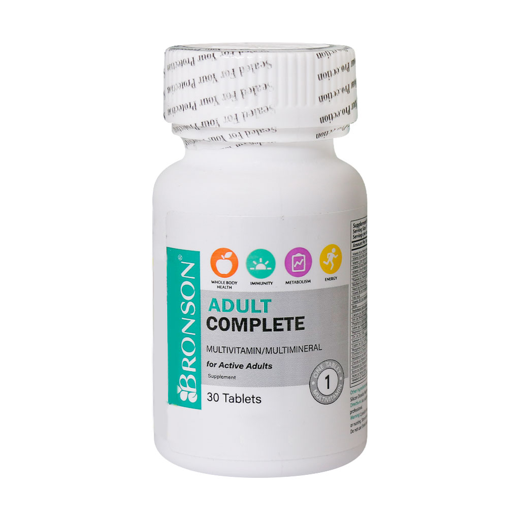 قرص ادالت کامپلیت مولتی ویتامین برونسون ۳۰ عدد قرص ادالت کامپلیت مولتی ویتامین برونسون ۳۰ عدد