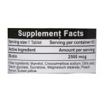 قرص بیوتین 2500 میکروگرم بنیان سلامت کسری 60 عدد