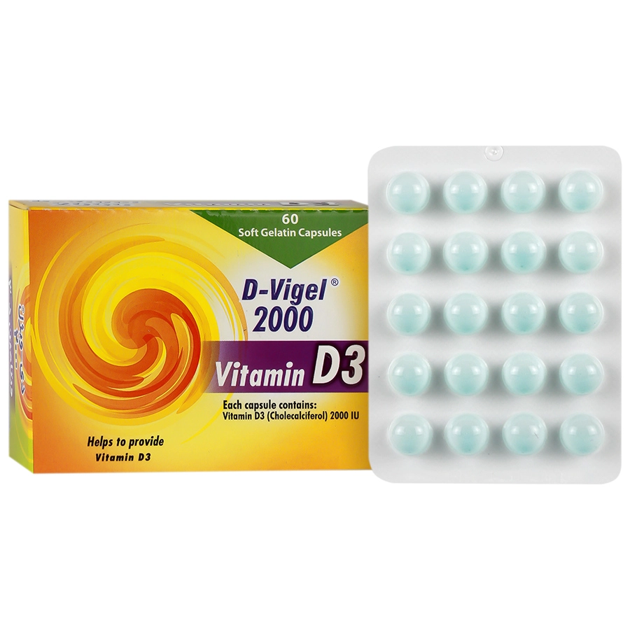 کپسول ویتامین D3 دی ویژل 2000 واحد دانا 60 عدد کپسول ویتامین D3 دی ویژل 2000 واحد دانا 60 عدد