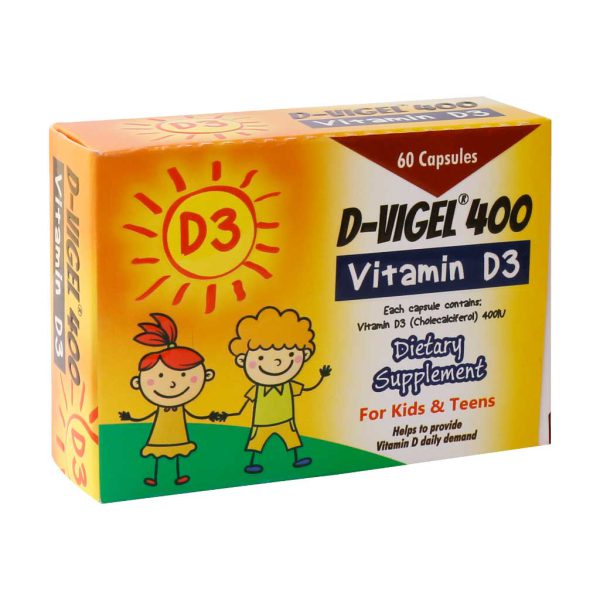 کپسول ویتامین D3 دی ویژل 400 واحد دانا 60 عدد