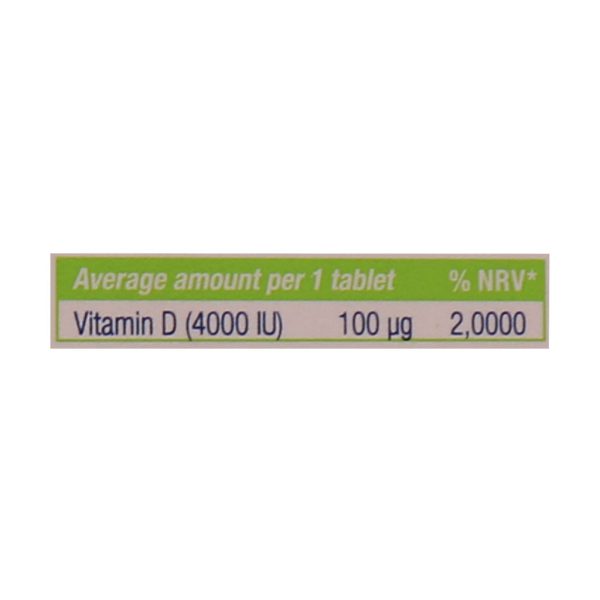 قرص ویتامین D3 4000 واحد یوروویتال 60 عدد