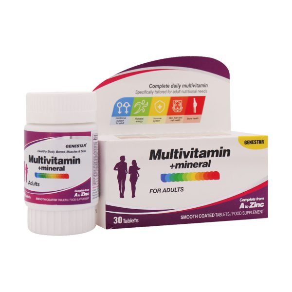 قرص مولتی ویتامین مینرال ژن استار 30 عدد