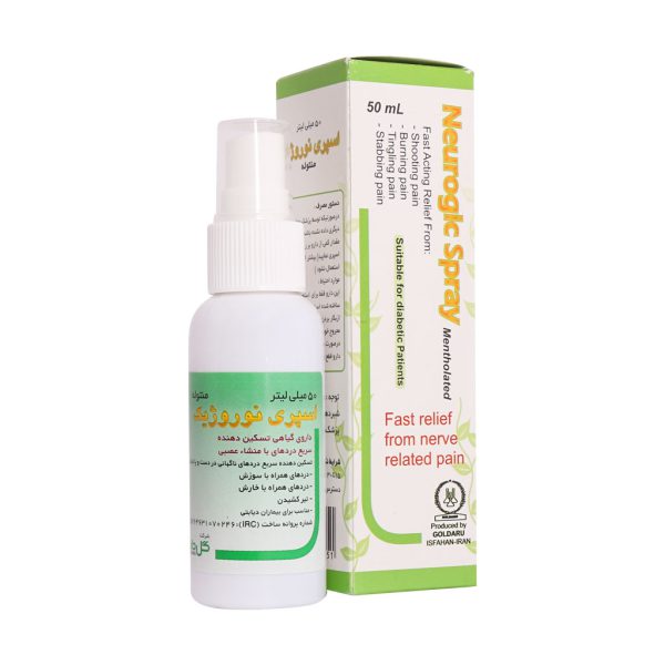 اسپری نوروژیک منتوله گل دارو 50 میلی لیتر