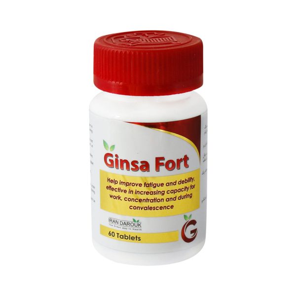 قرص جینسا فورت ایران داروک 60 عدد