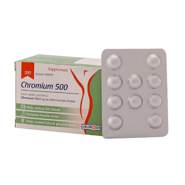 قرص کرومیوم 500 میکروگرم جالینوس 100 عدد