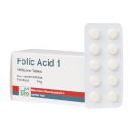 قرص فولیک اسید 1 میلی گرم مهر دارو 100 عدد