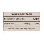 قرص زیرزبانی ویتامین B12 1000 میکروگرم او پی دی فارما 50 عدد