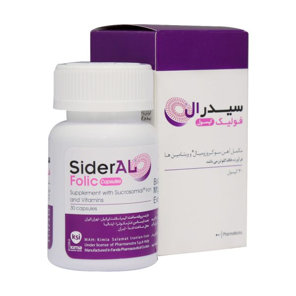 کپسول سیدرال فولیک فارمانوترا 30 عدد