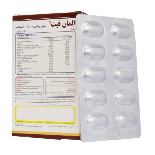 قرص المان فیت سیمرغ دارو عطار 30 عدد