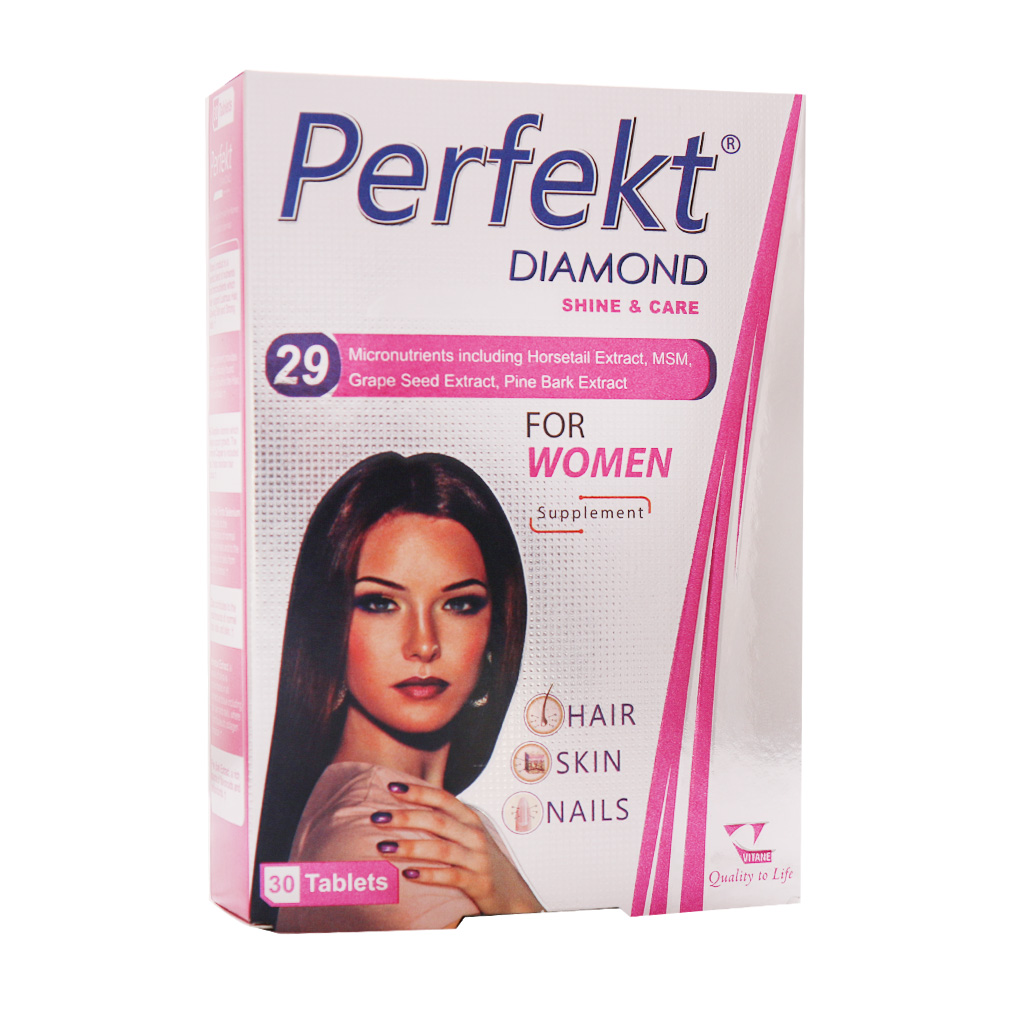قرص پرفکت دایموند بانوان ویتان 30 عدد قرص پرفکت دایموند بانوان ویتان 30 عدد