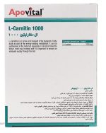 قرص ال کارنیتین 1000 میلی گرم آپوویتال 30 عددی - Image 2