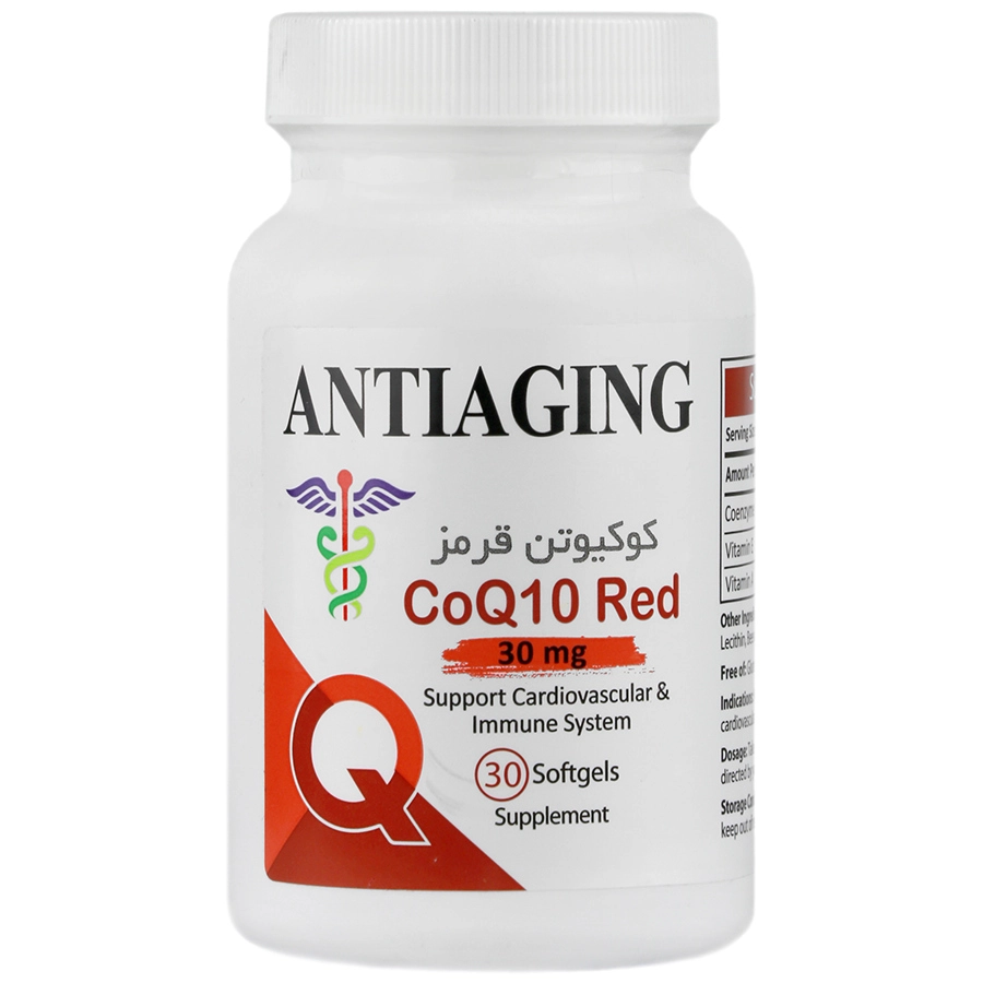 CoQ10 Red 30 mg1 Antiaging CoQ10 Red 30mg - 30 Softgels
