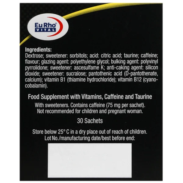 Eurho Vital Energisan 30 Sachets