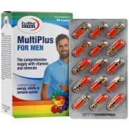 کپسول مولتی پلاس آقایان یوروویتال 60 عددی