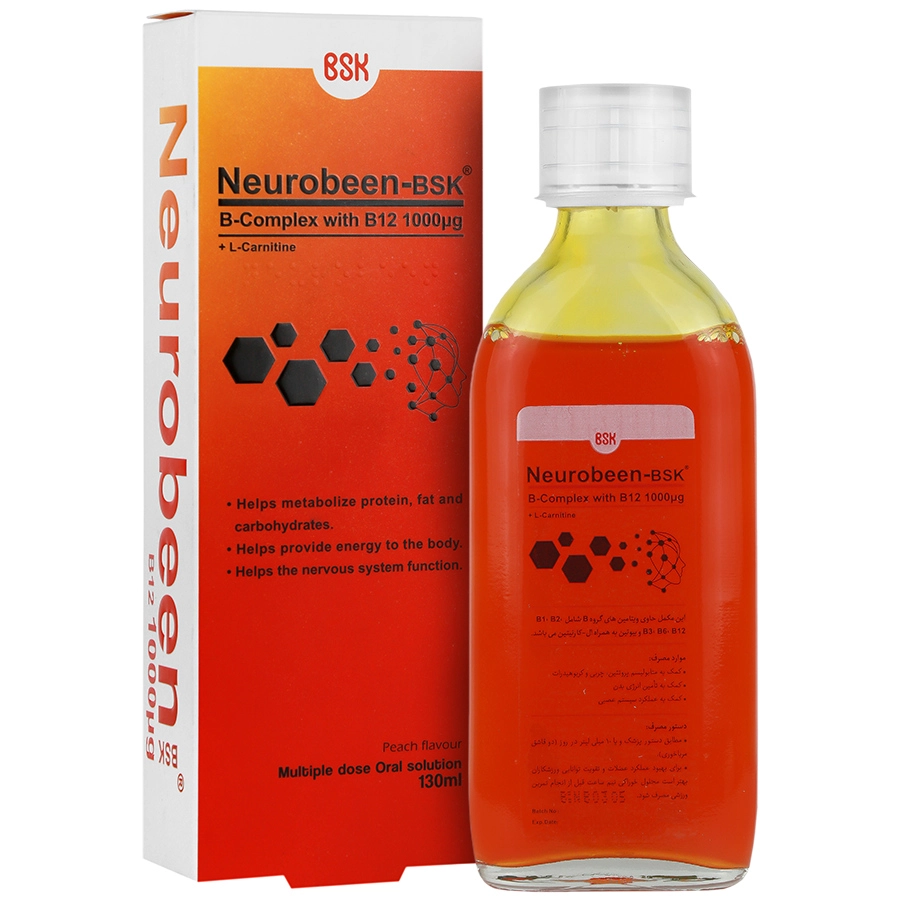 Neurobeen Syrup1 شربت نوروبین بنیان سلامت کسری 130 میلی لیتری - Image 1