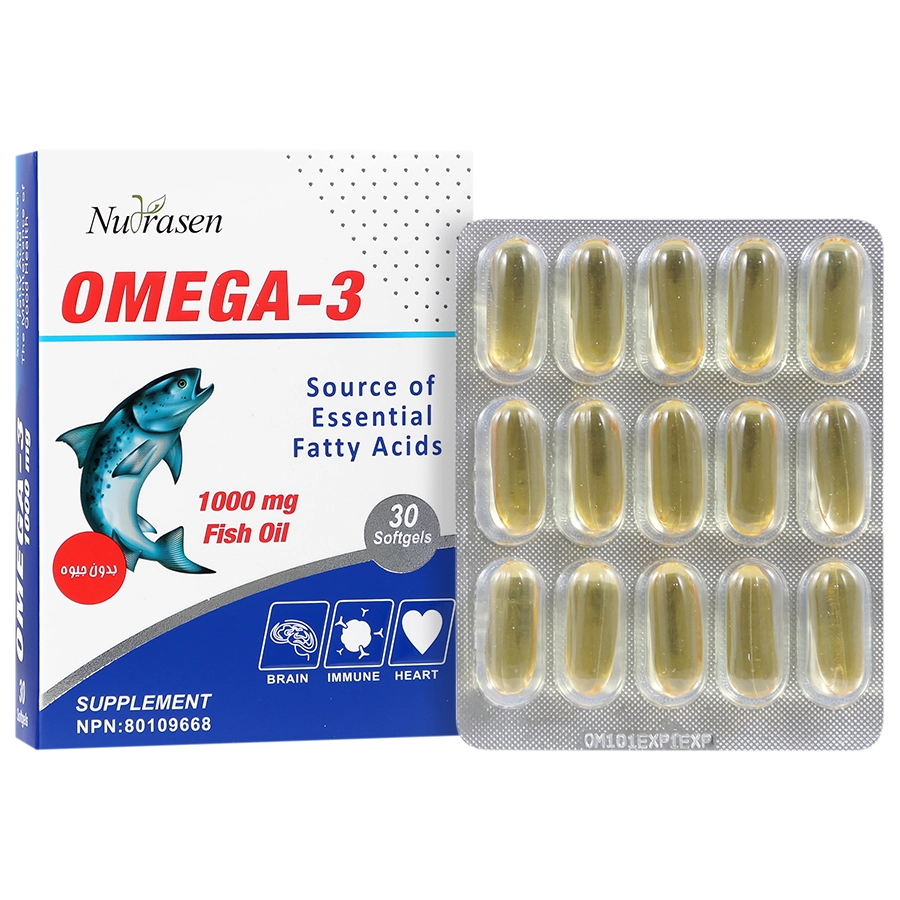 Nutrasen Omega-31 کپسول امگا 3 1000 میلی گرم نوتراسن 30 عددی - Image 1