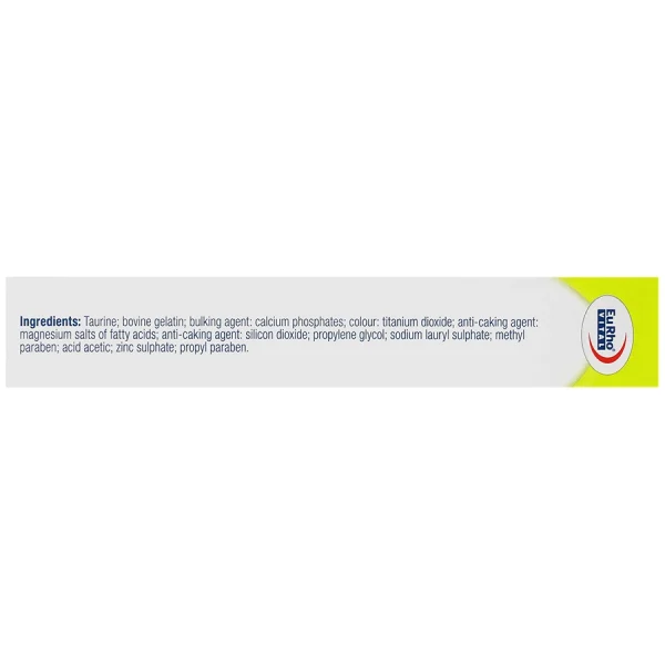 کپسول تائورین 500 میلی گرم یوروویتال 30 عددی - Image 3
