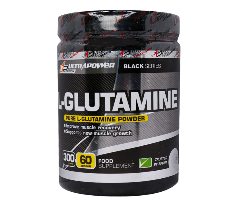 Ultra power Glutamine1 پودر ال گلوتامین اولترا پاور 300 گرمی پگاه - Image 1