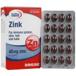 کپسول زینک 40 میلی گرم یوروویتال 60 عددی