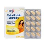 قرص زینک هیستیدین و ویتامین C یوروویتال 60 عددی