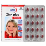 کپسول زینک پلاس (۵ میلی گرم) یوروویتال ۶۰ عددی