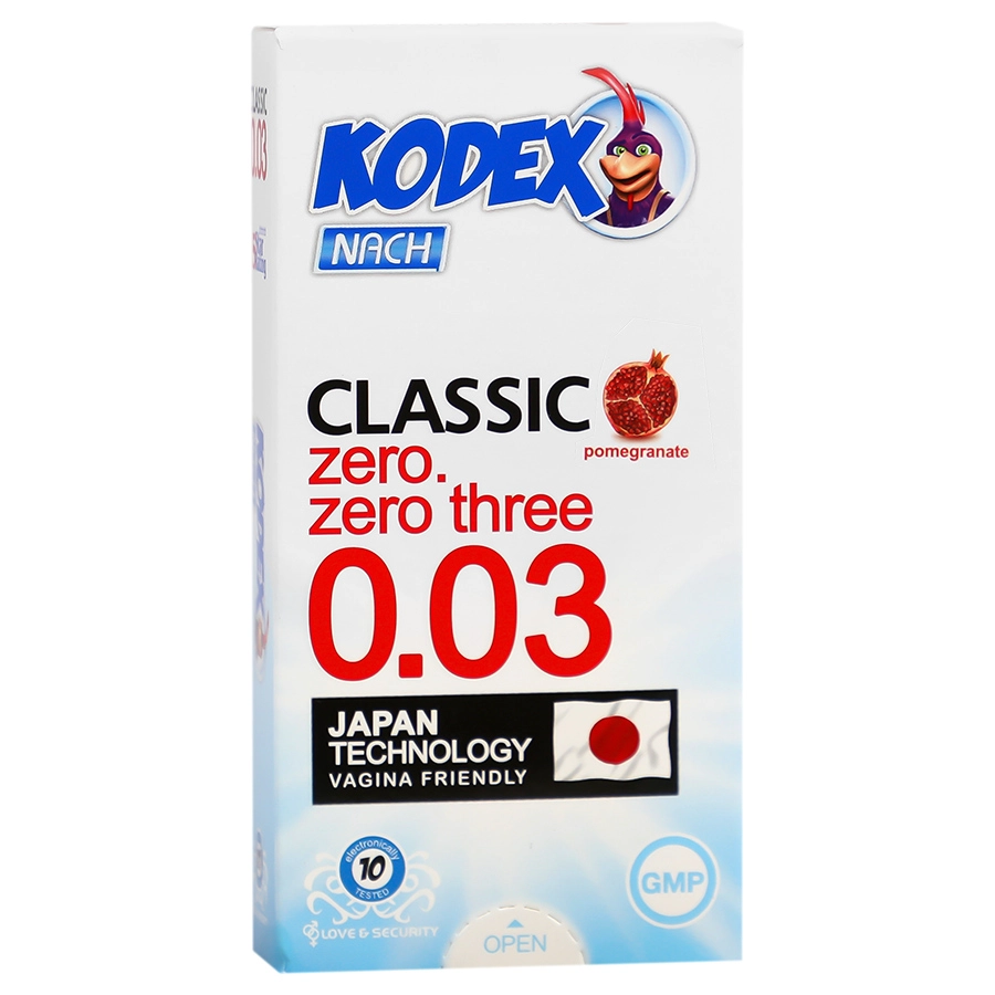 9153032446202592711 کاندوم فوق العاده نازک کلاسیک 0.03 انار - Image 1