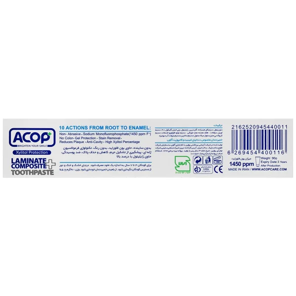 Acop Laminate and Composite Toothpaste 90 gr