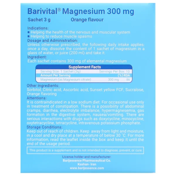 Barivital Magnesium 300 mg