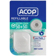 Acop Refillable dental Floss 50+50 Extra Thin