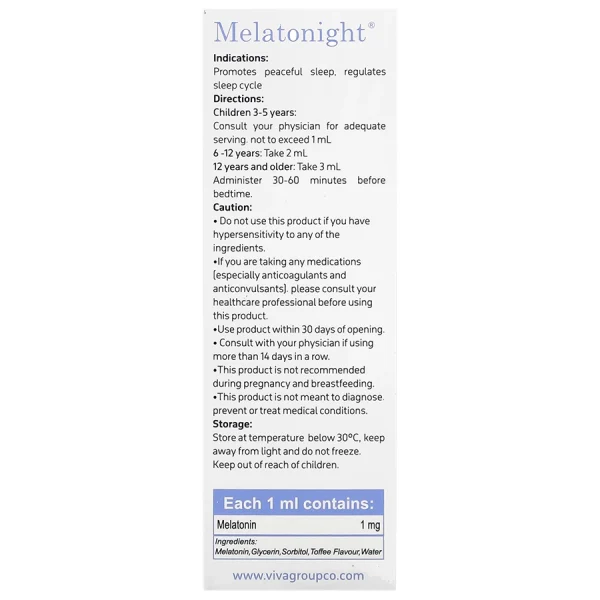 Vitaviva Melatonight Drop 30 ml
