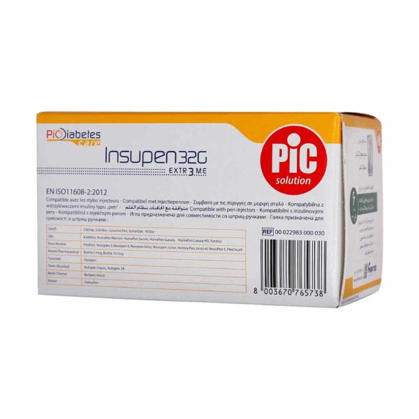 Pic Solution Insulin Pen Needle 6mm 100 pics