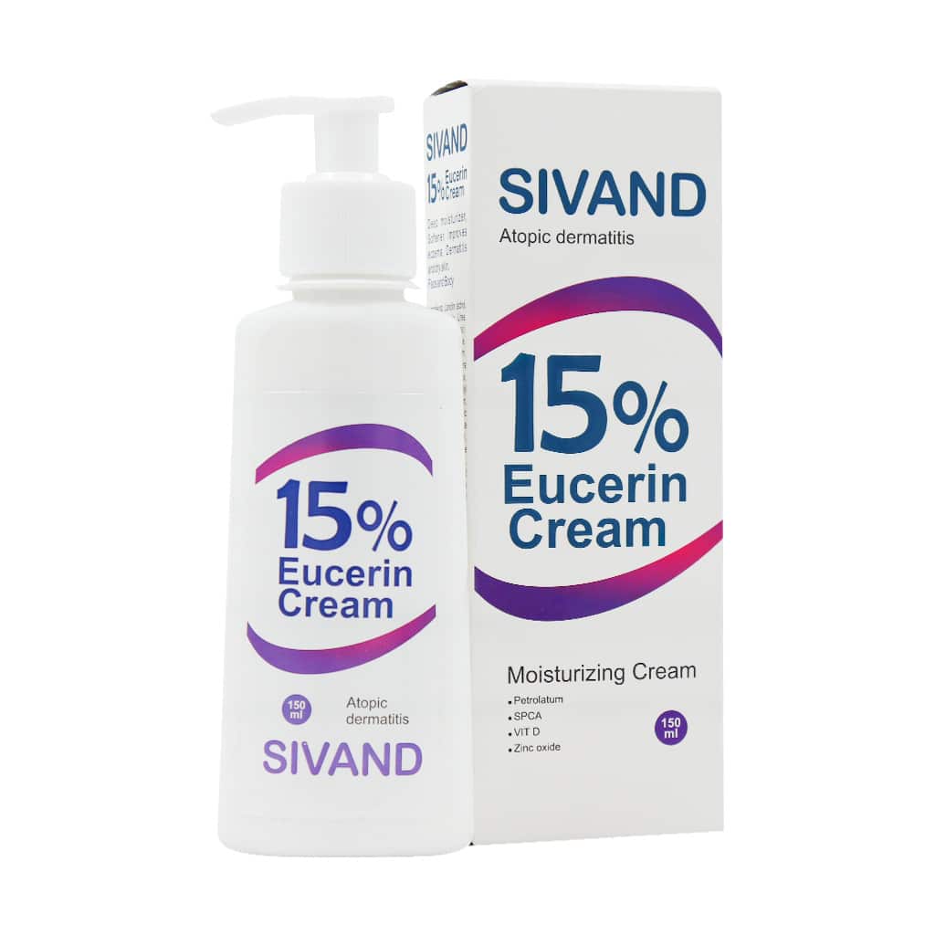 Sivand-Eucerin-15-Cream کرم مرطوب کننده حاوی اوره و اوسرین 15 درصد سیوند 150 میلی لیتر - Image 1