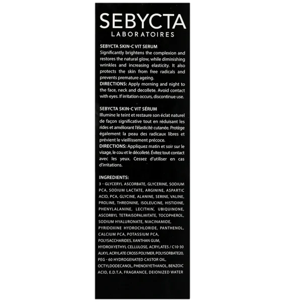 Sebycta Skin C Vit Serum 30 ml