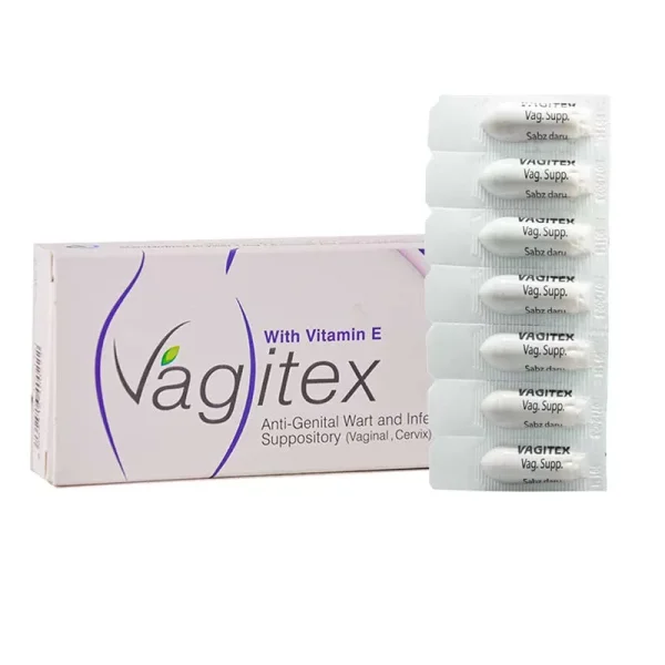 Sabzdaru Vagitex Vaginal Suppository - 7 Psc