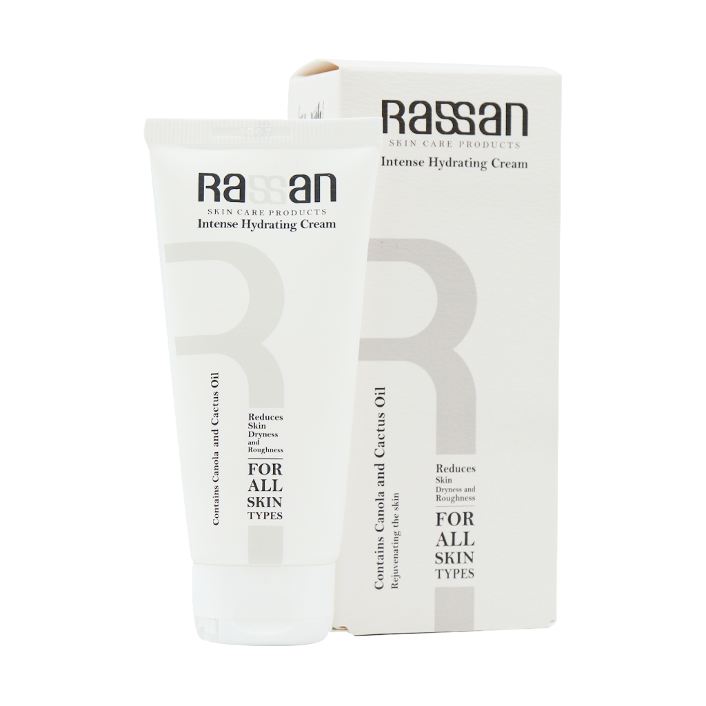 Rassan-Intense-Hydrating-Cream-50 کرم آبرسان قوی راسن مناسب انواع پوست 50 میلی لیتر - Image 1