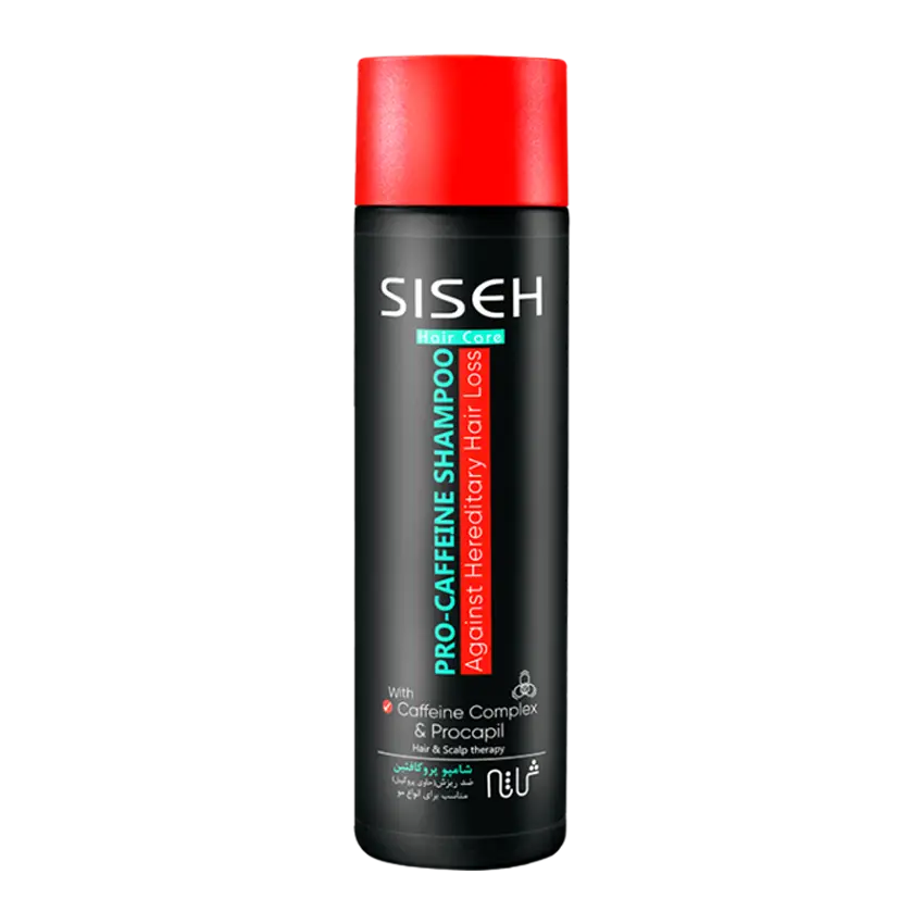 Siseh-Pro-Caffeine-Ageinst-Hereditary-Hair-Loss-Shampoo-1 شامپو ضد ریزش انواع مو پرو کافئین ثی ثه - Image 1